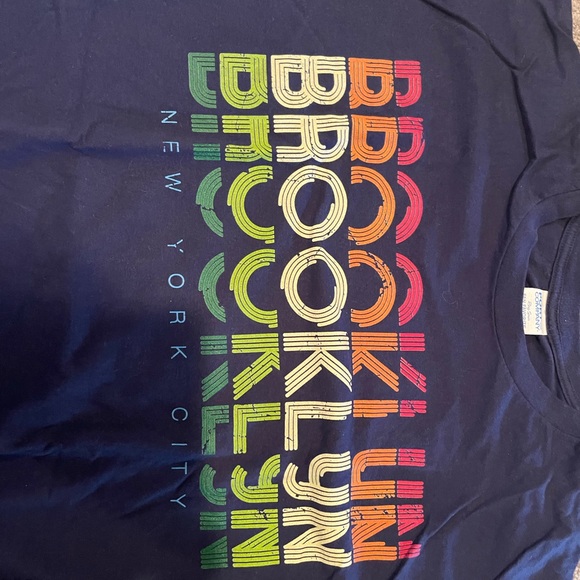 Brooklyn t shirt (Navy) - never worn. 100 percent cotton. - Picture 2 of 4